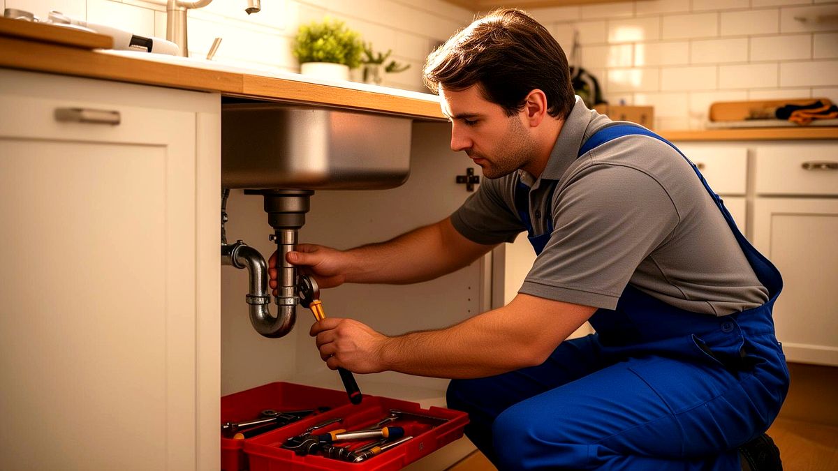 Triggs Plumbing on the job